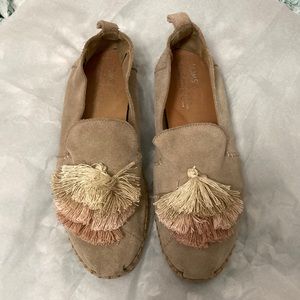 TOMS Espadrille Suede Slip-Ons Sz 8.5